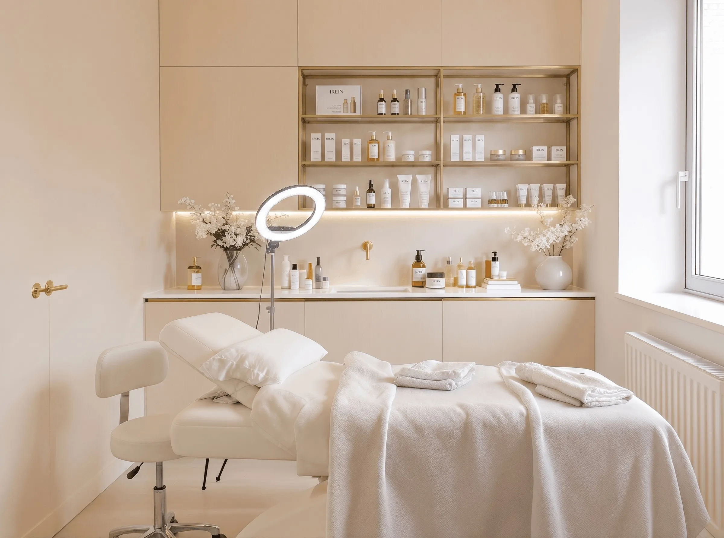 Huidverzorging specialist aan het werk in de studio van Skin & Body Lab